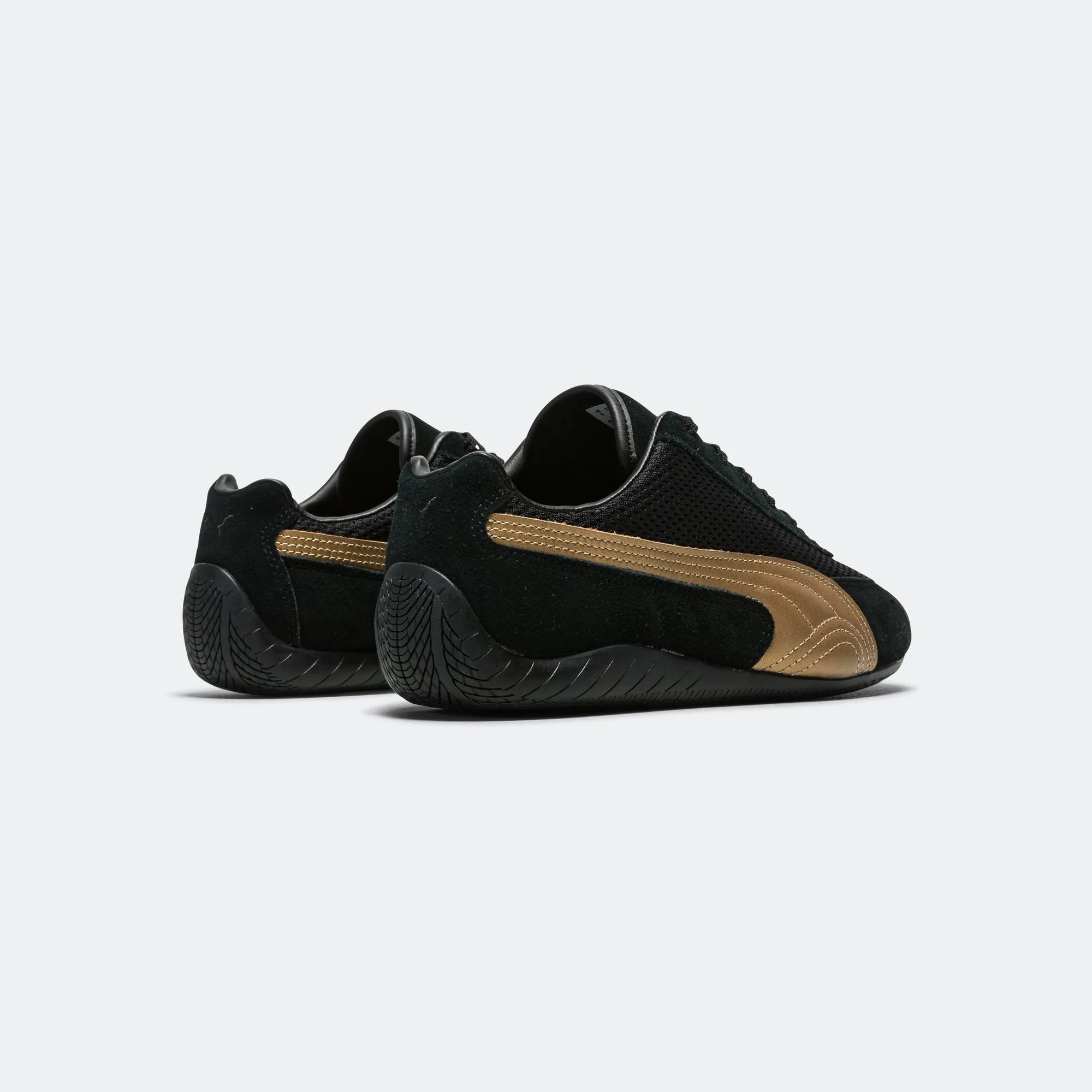 Speedcat Premium - Puma Black/Gold Reactive Cushioning adjustable lacing system