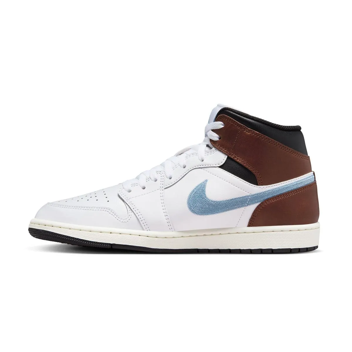 Air Jordan 1 Mid SE 'Brown Blue Grey' Skin Fresh