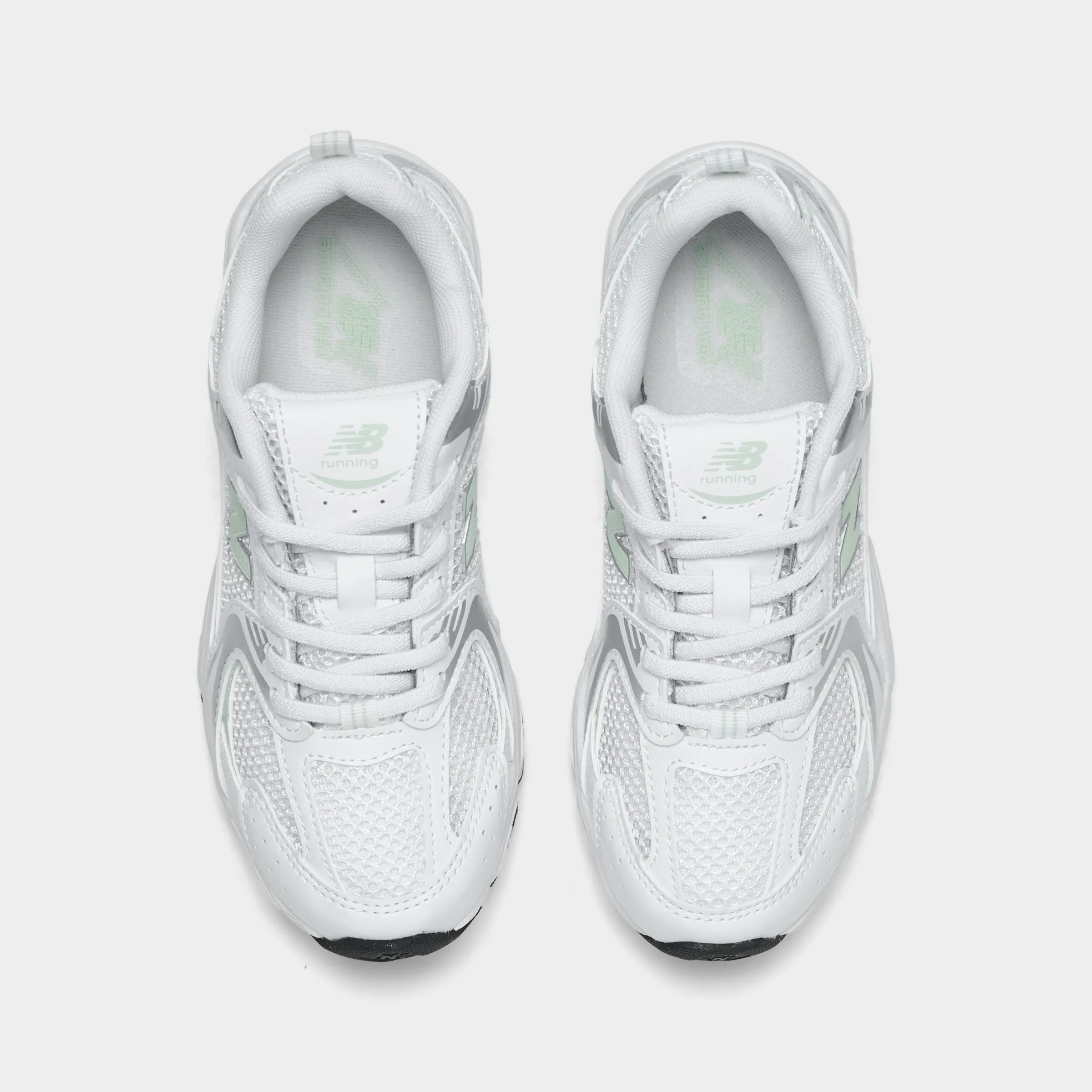 Comfy Outsole New Balance Children's 530 White / Silver