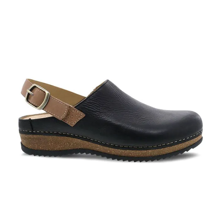 Womens Dansko Merrin in Black Support arch Comfortable toe box