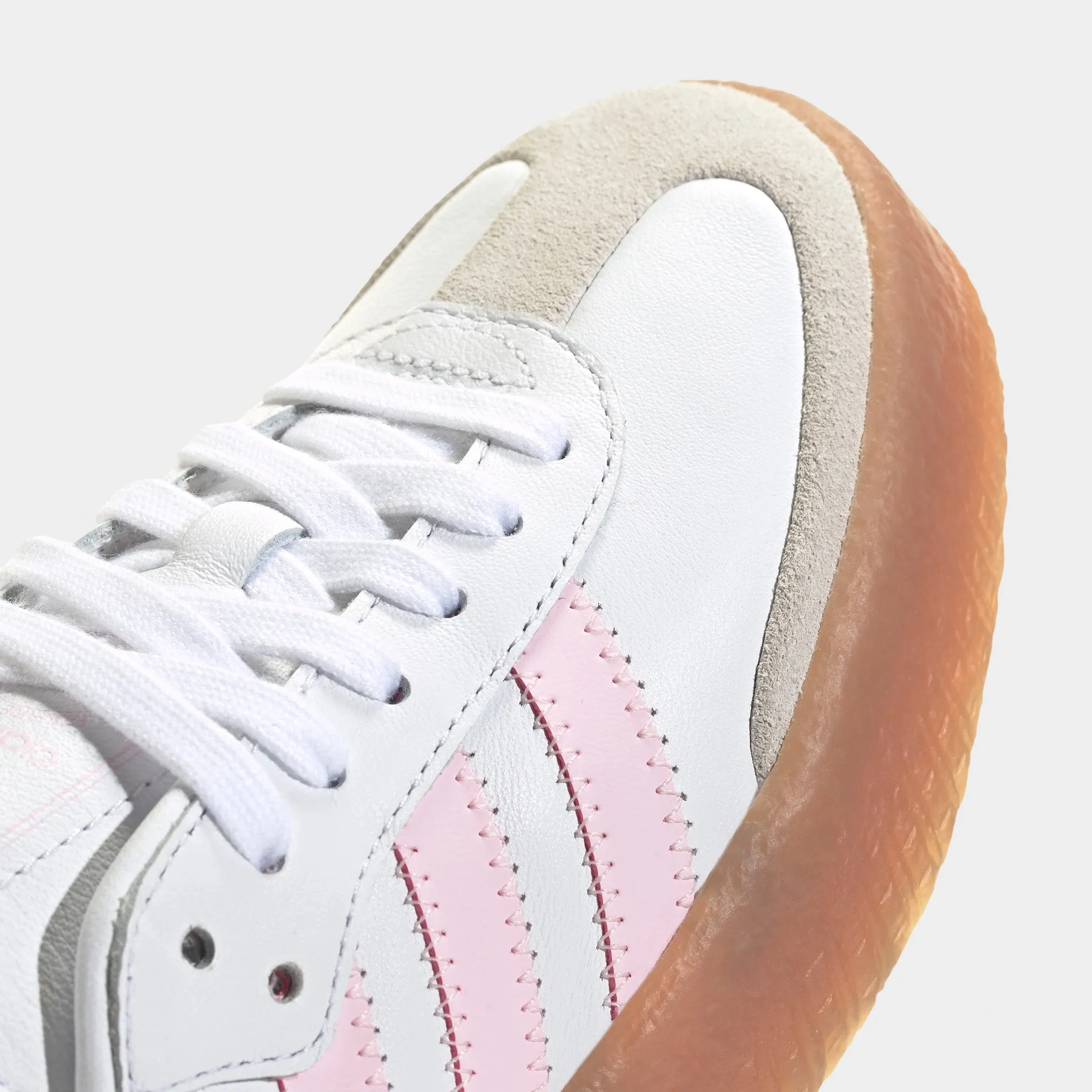adidas Juniors' Sambae White / Clear Pink - Gold Metallic Urban Choice