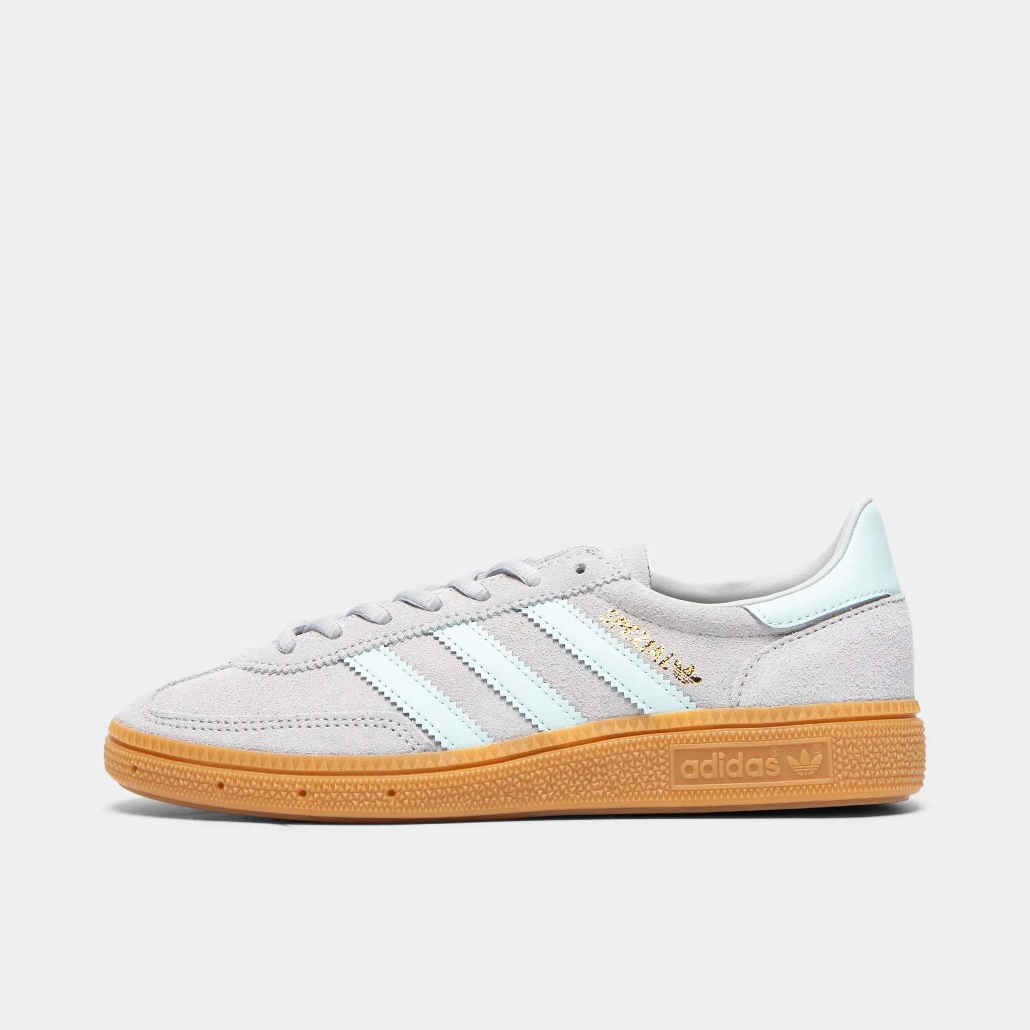 adidas Originals Juniors' Handball Spezial J Grey / Halo Mint - Gum Spanish Bold