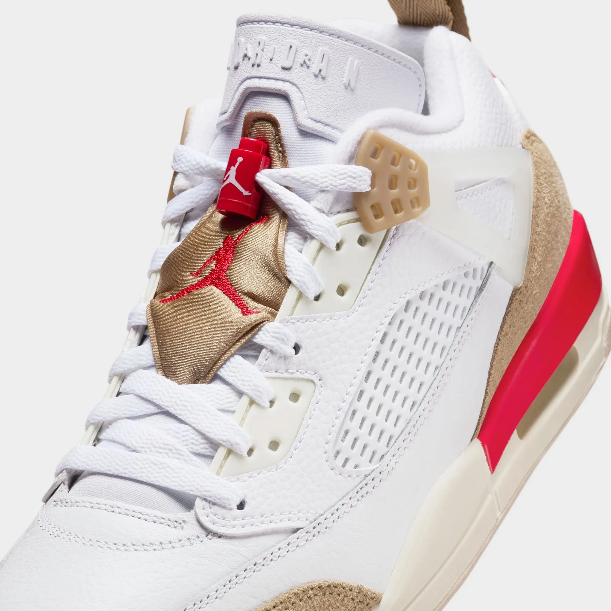 Jordan Spizike Low White / Fire Red - Desert Camo Urban Walk Body Balance