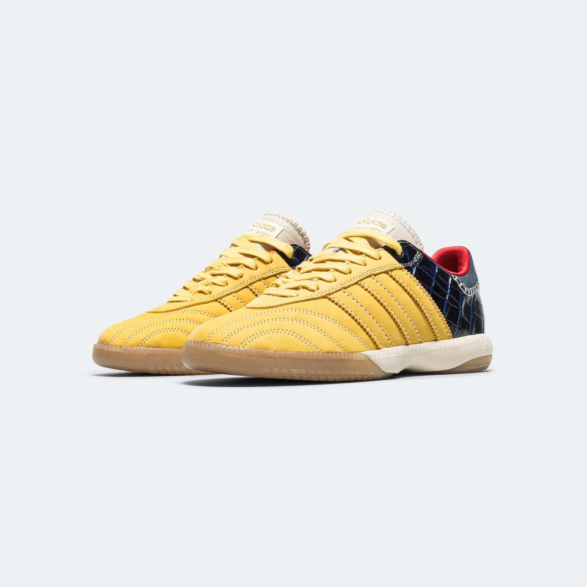 Samba Millenium x Wales Bonner - Fade Gold/Collegiate Navy well made Sock Like Fit