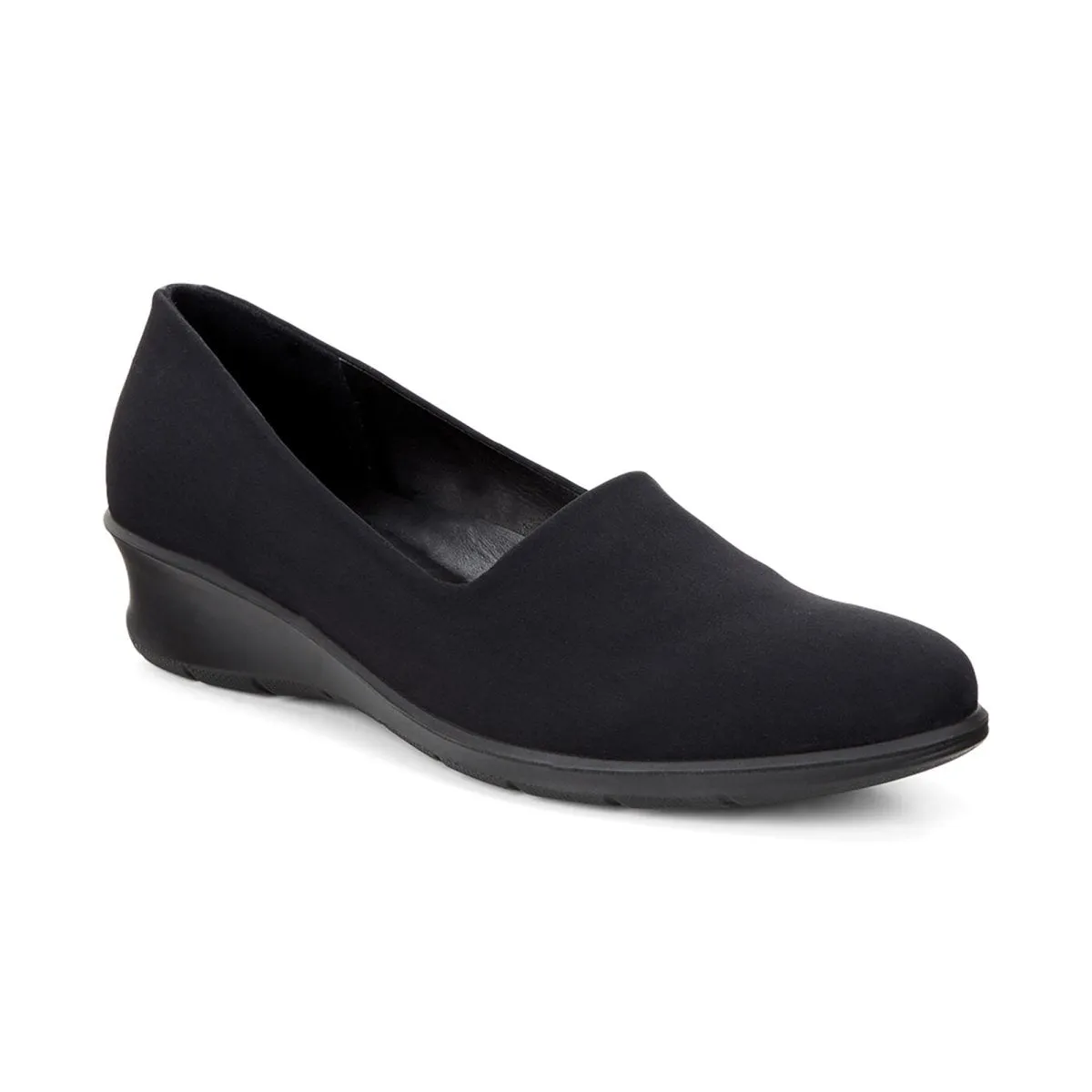 Ecco Women's Felicia Stretch Black Fabric Medium Heel