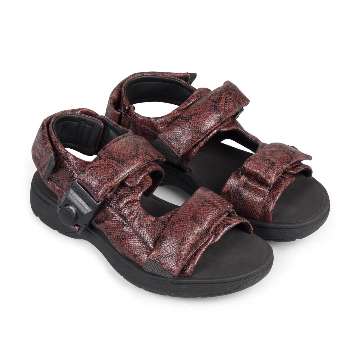 spring fresh   Martine Rose Sandal 'Brown Snake'