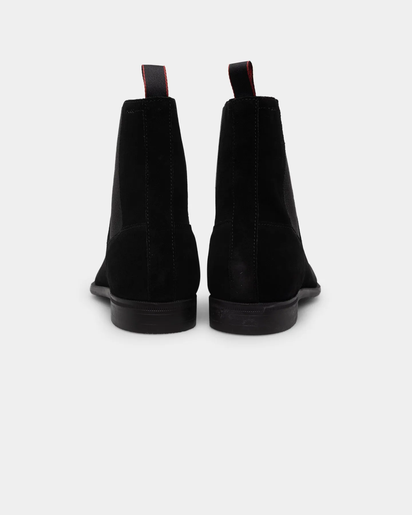 Dad Pick Energy Boost Hugo Boss Kyron Chelsea Suede Boots Black