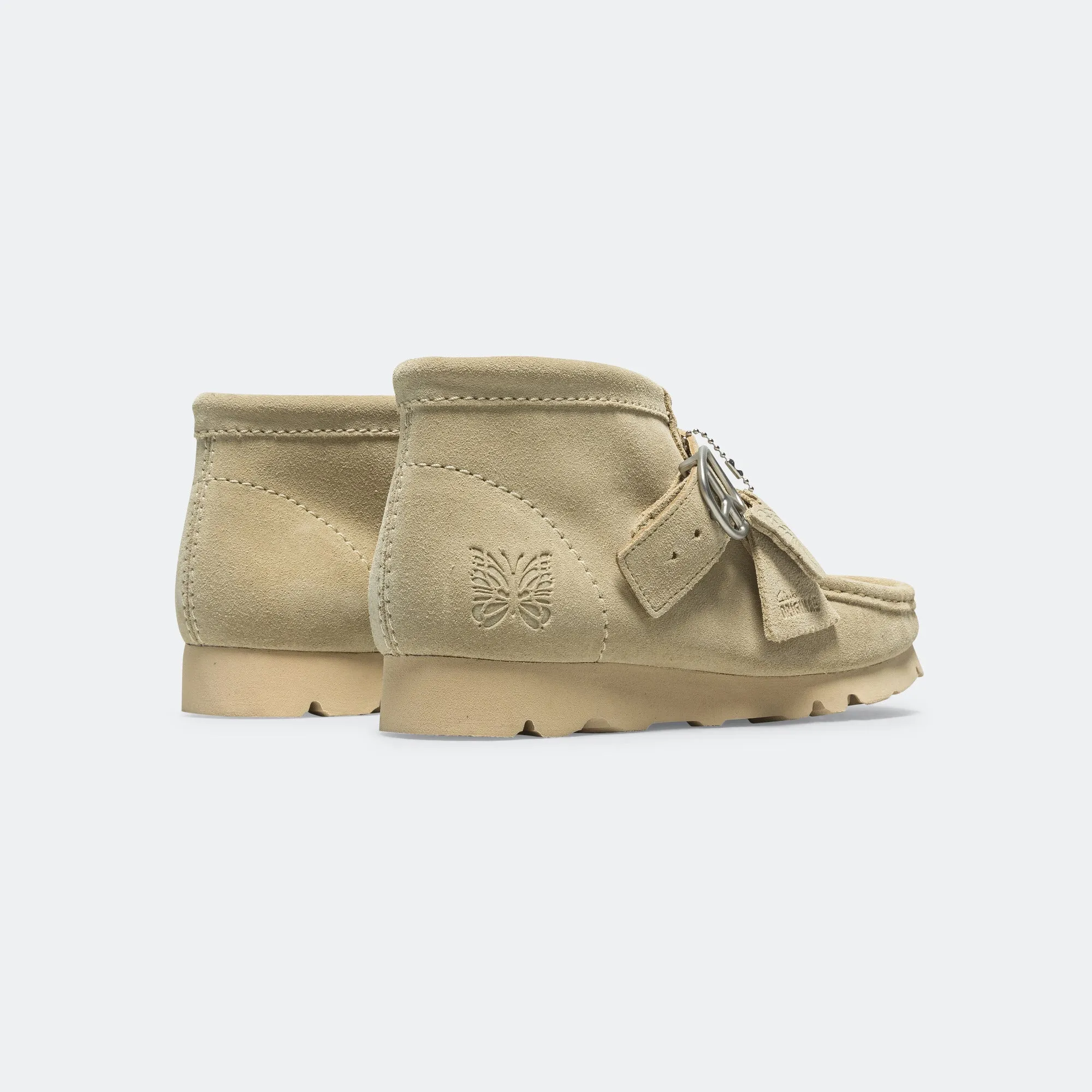 Asymmetric Lacing System WallaStrap Boot x Needles - Maple Suede