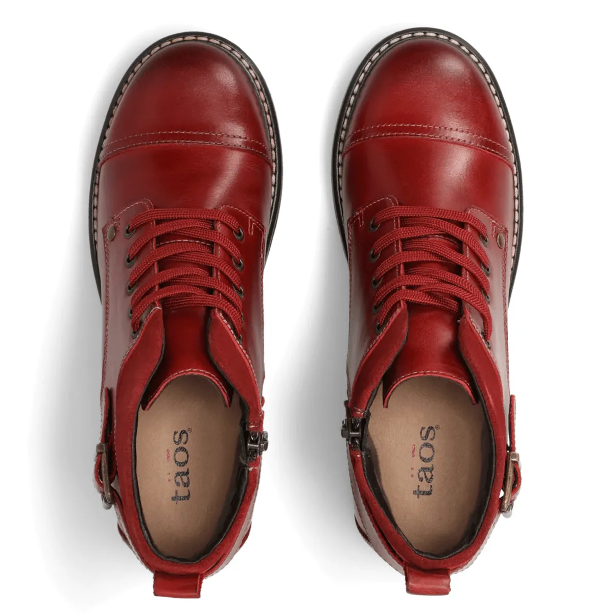 Taos Women's Mini Crave Red Leather Friend Meet