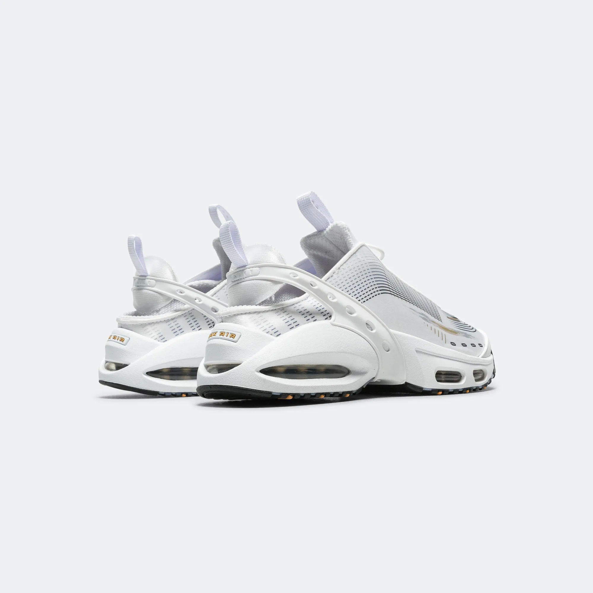 Fashion Edge Quick Transition Womens Air Max Craze - White/Metallic Gold-Black-Copper Moon