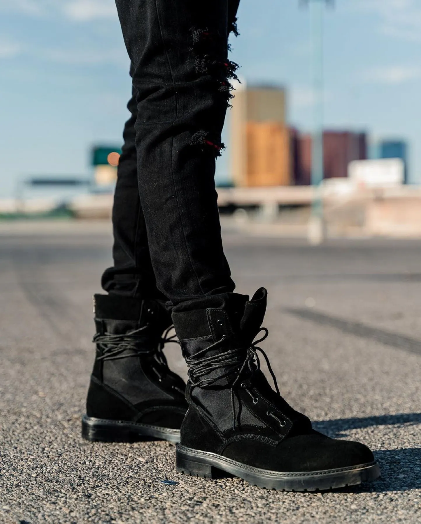 Toe Protection Slip Resistant Saint Morta Revenant Boot Black