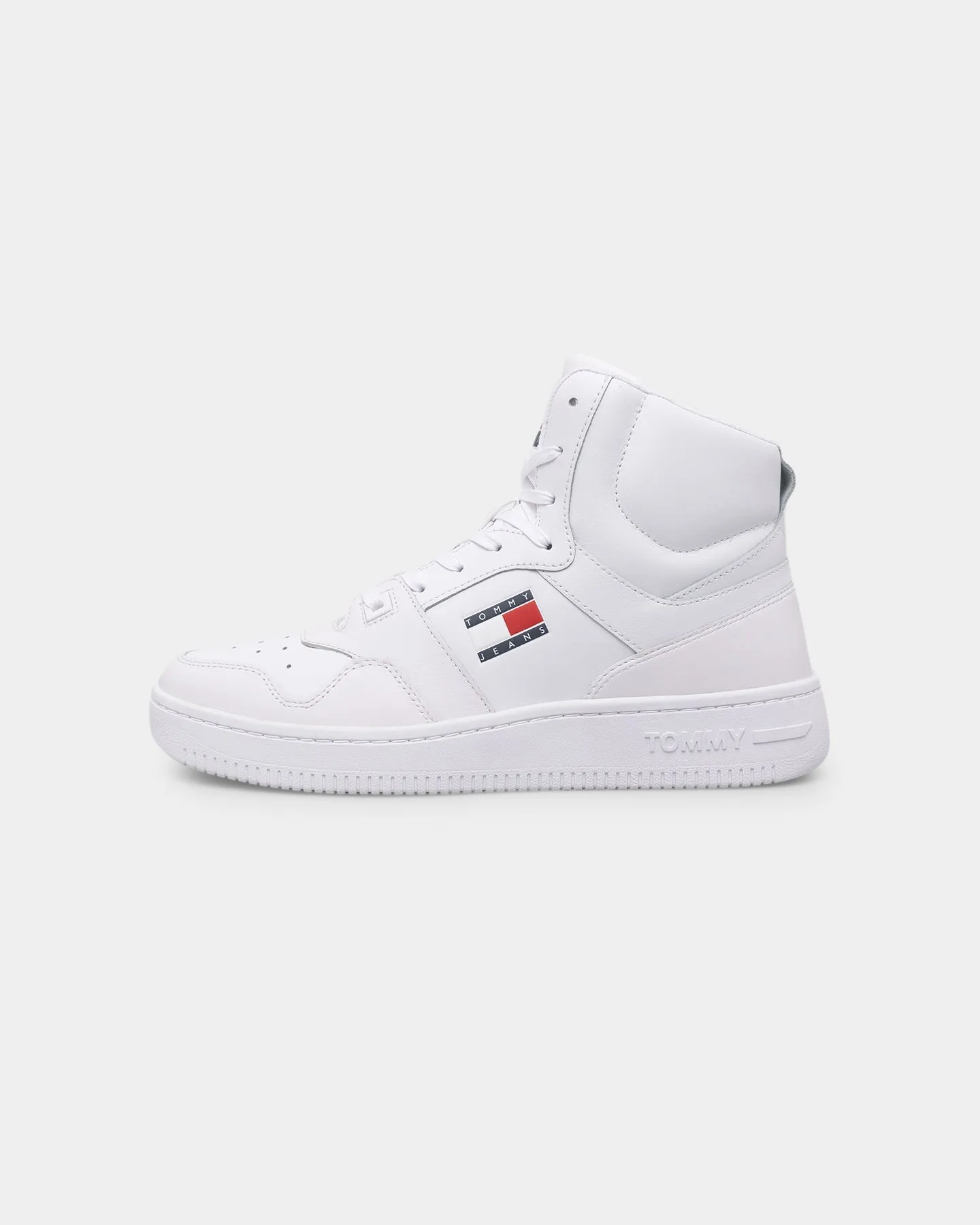 Stable Core Quick Fit Tommy Jeans Mid Cut Basketball Trainers White