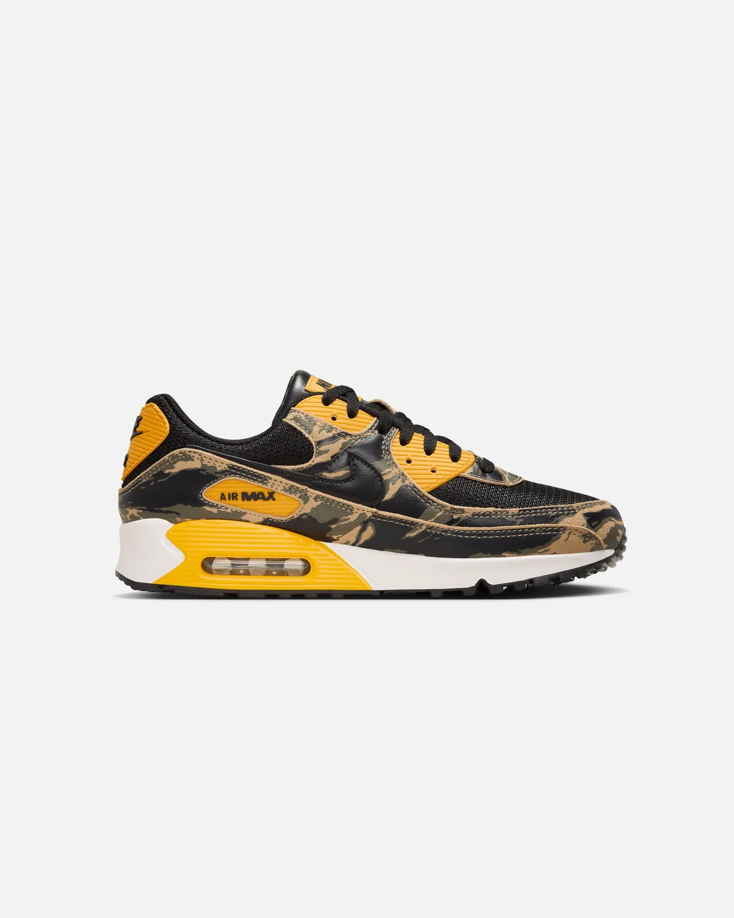 Nike Air Max 90 Premium "Camo" Black/Black-University Gold Short Trip
