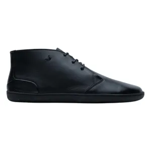 Vivo Barefoot Men's Gobi Lux Obsidian Leather Refined Comfort City Chic