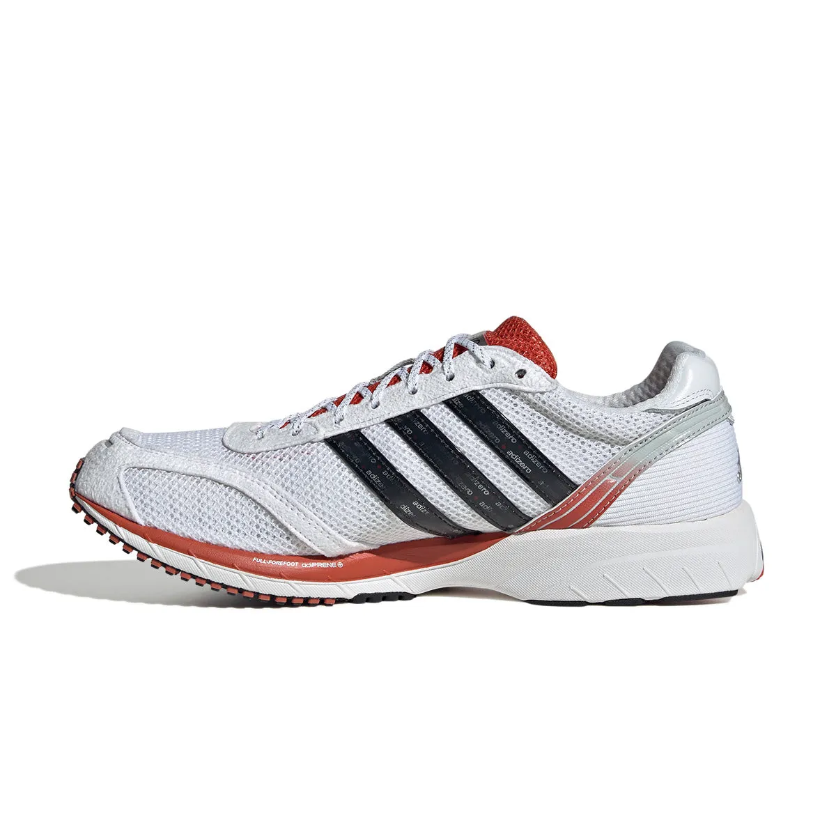 Adizero Adios OG 'White Preloved Red' Block Walk