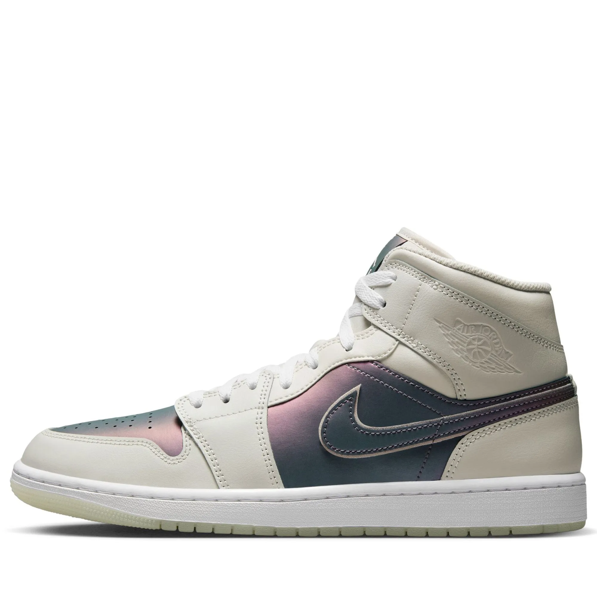 Air Jordan 1 Mid SE - Phantom/White Sneaker Socks Easy Motion