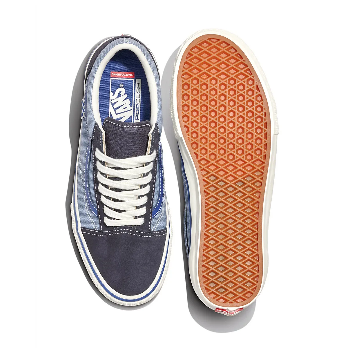 Black Edge   Elijah Berle Skate Old Skool 'Dusty Blue'