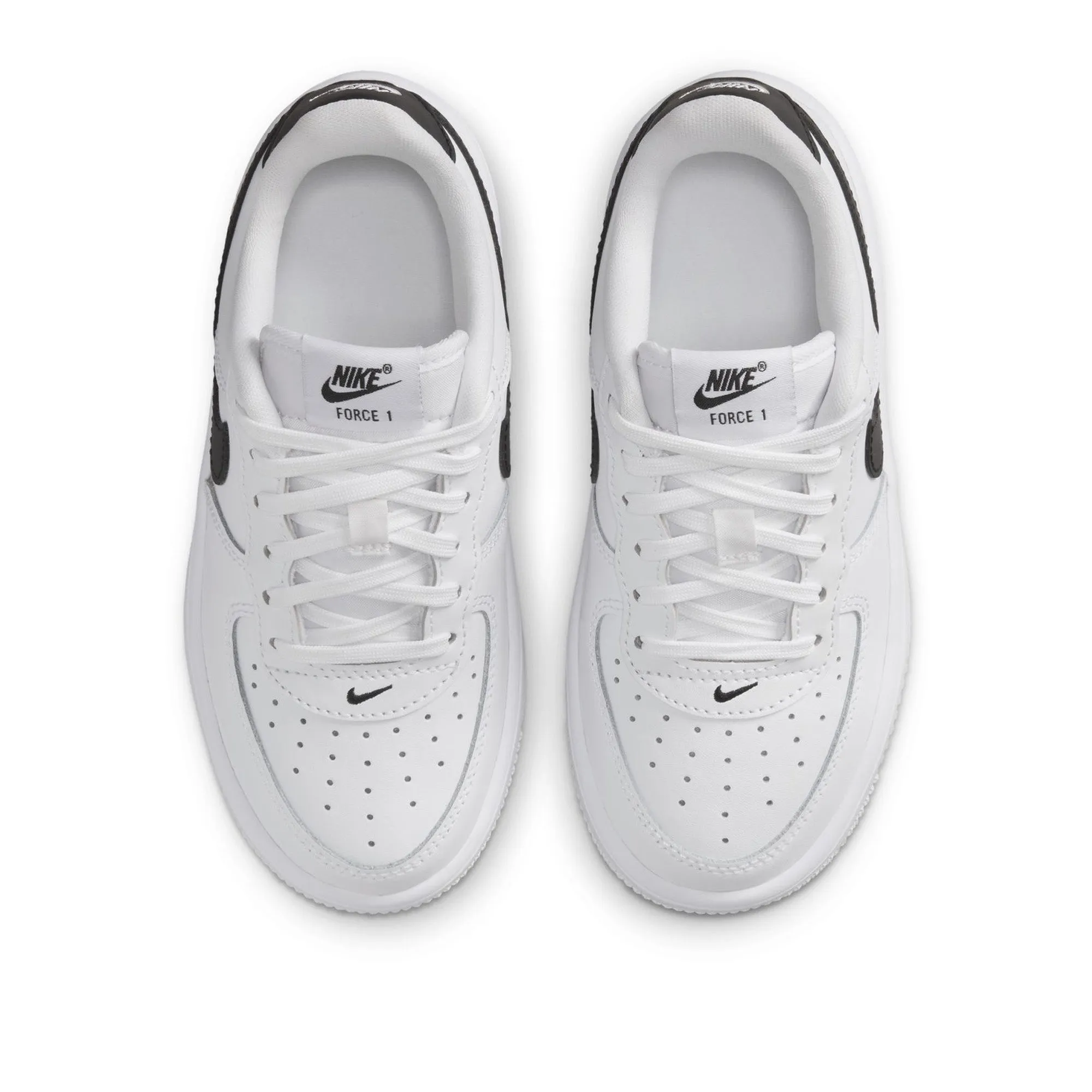 Nike Force 1 Low (PS) - White/Black Ventilated