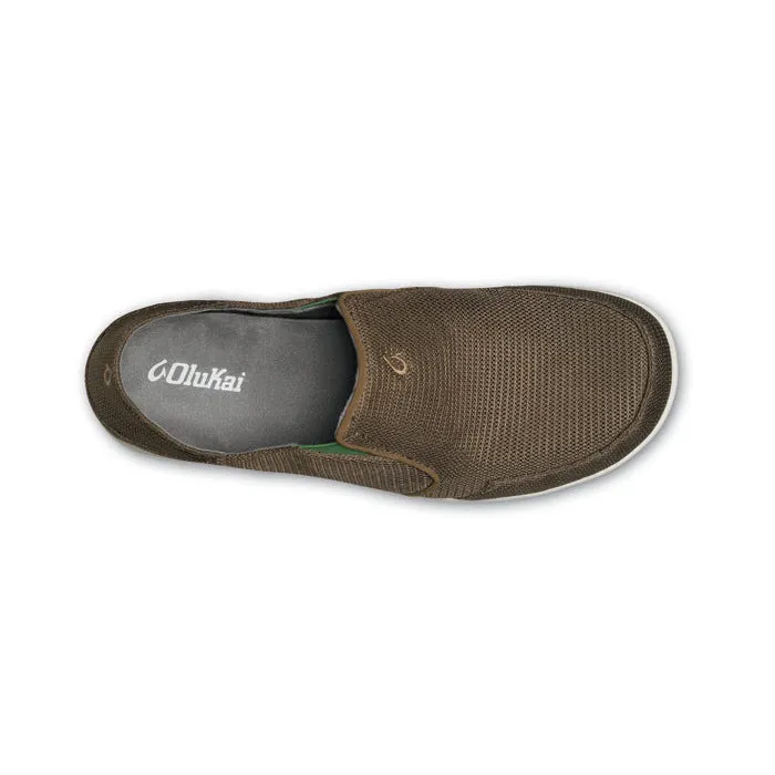 Mens Olukai Nohea Mesh Mustang Lime Peel Lace Up Style Stylish Fit