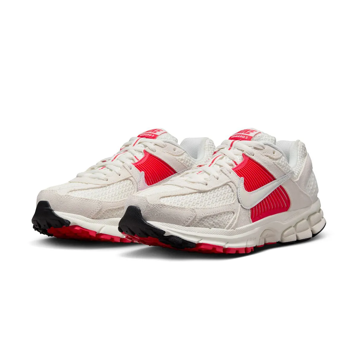Wmns Zoom Vomero 5 'Sail Siren Red' perforated design greatest