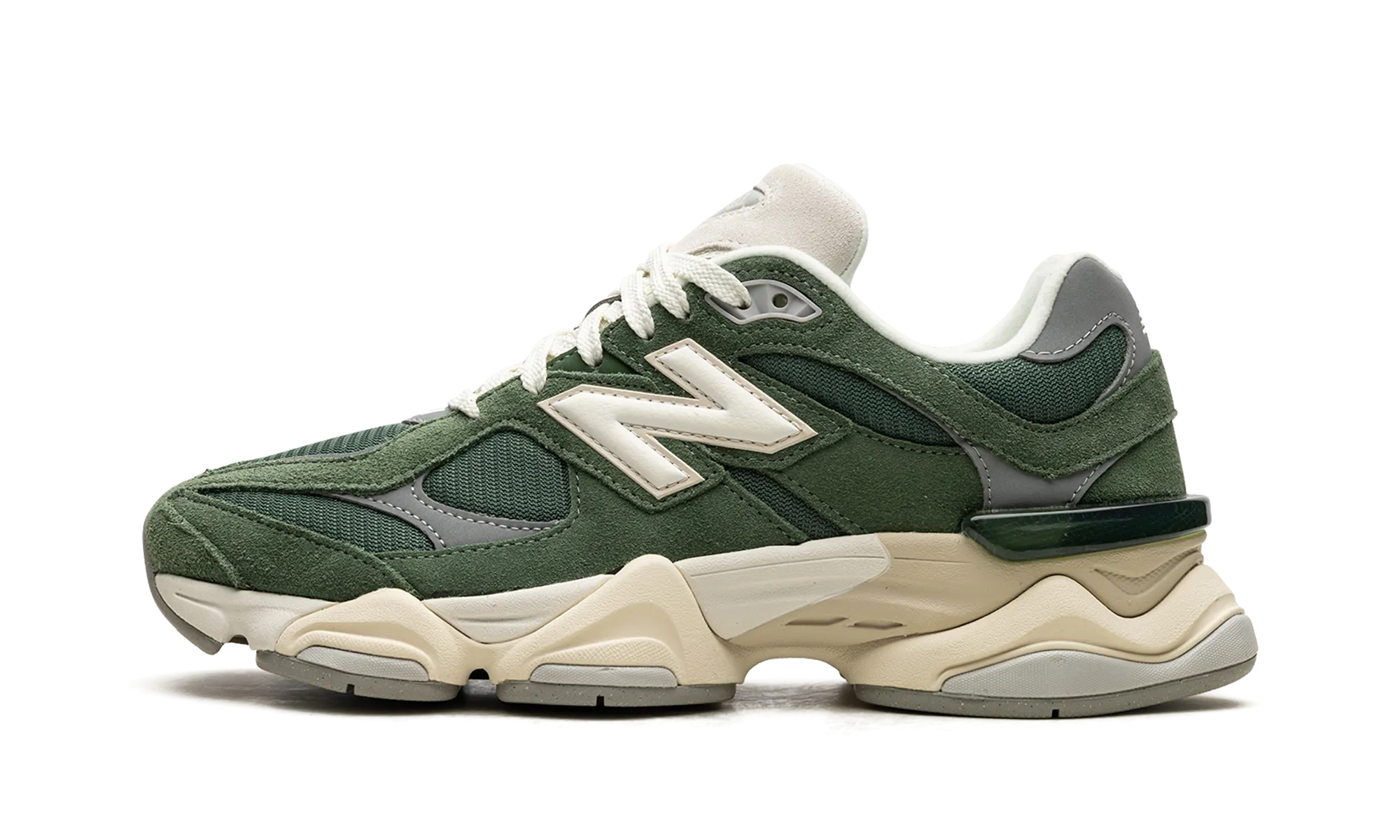 running shoes for gym - going men 9060 "Green Suede"