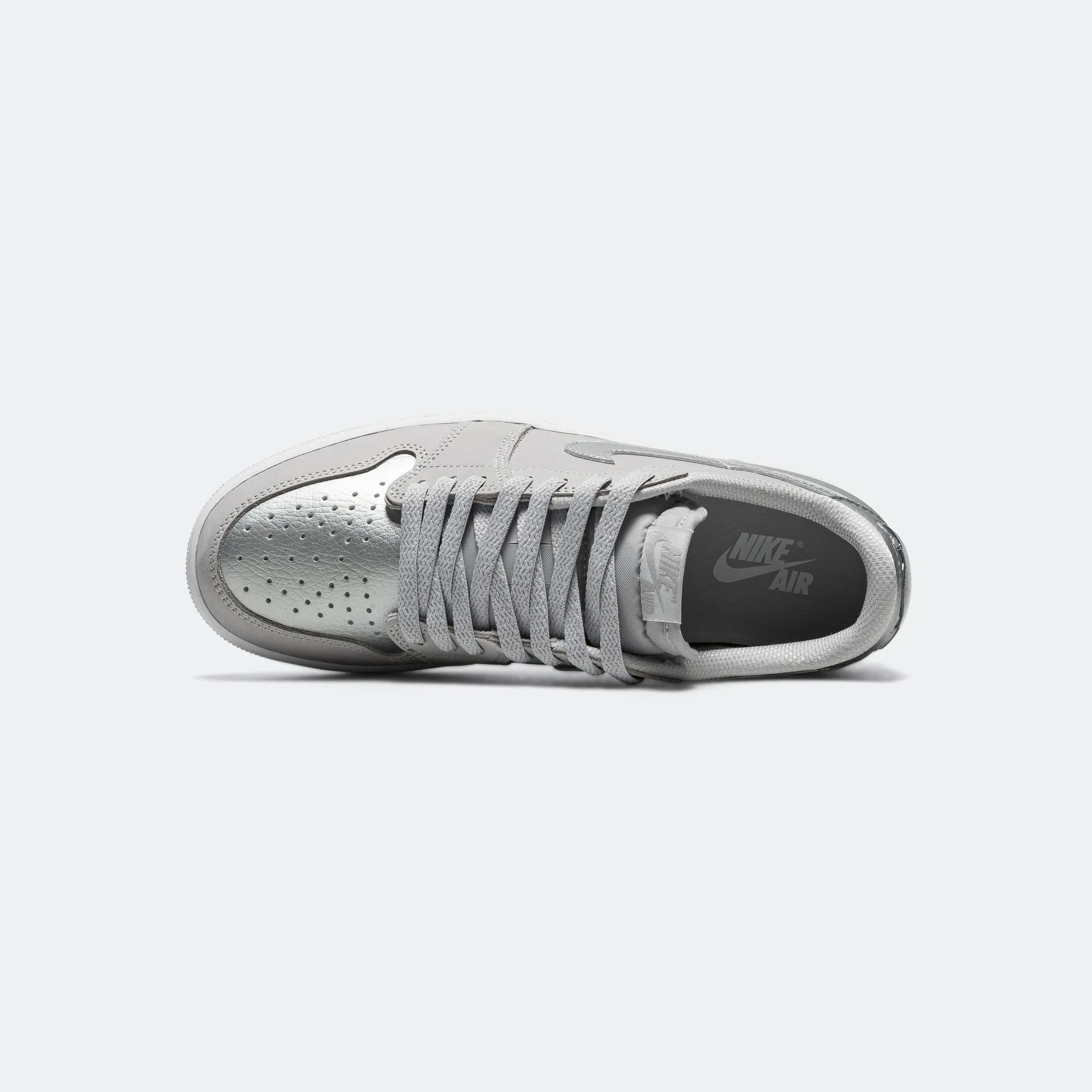 Air Jordan 1 Low OG - Neutral Grey/Metallic Silver-White Ultra-soft sole