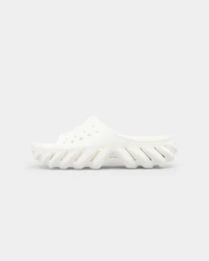 Cushioned heel Crocs Echo Slide White