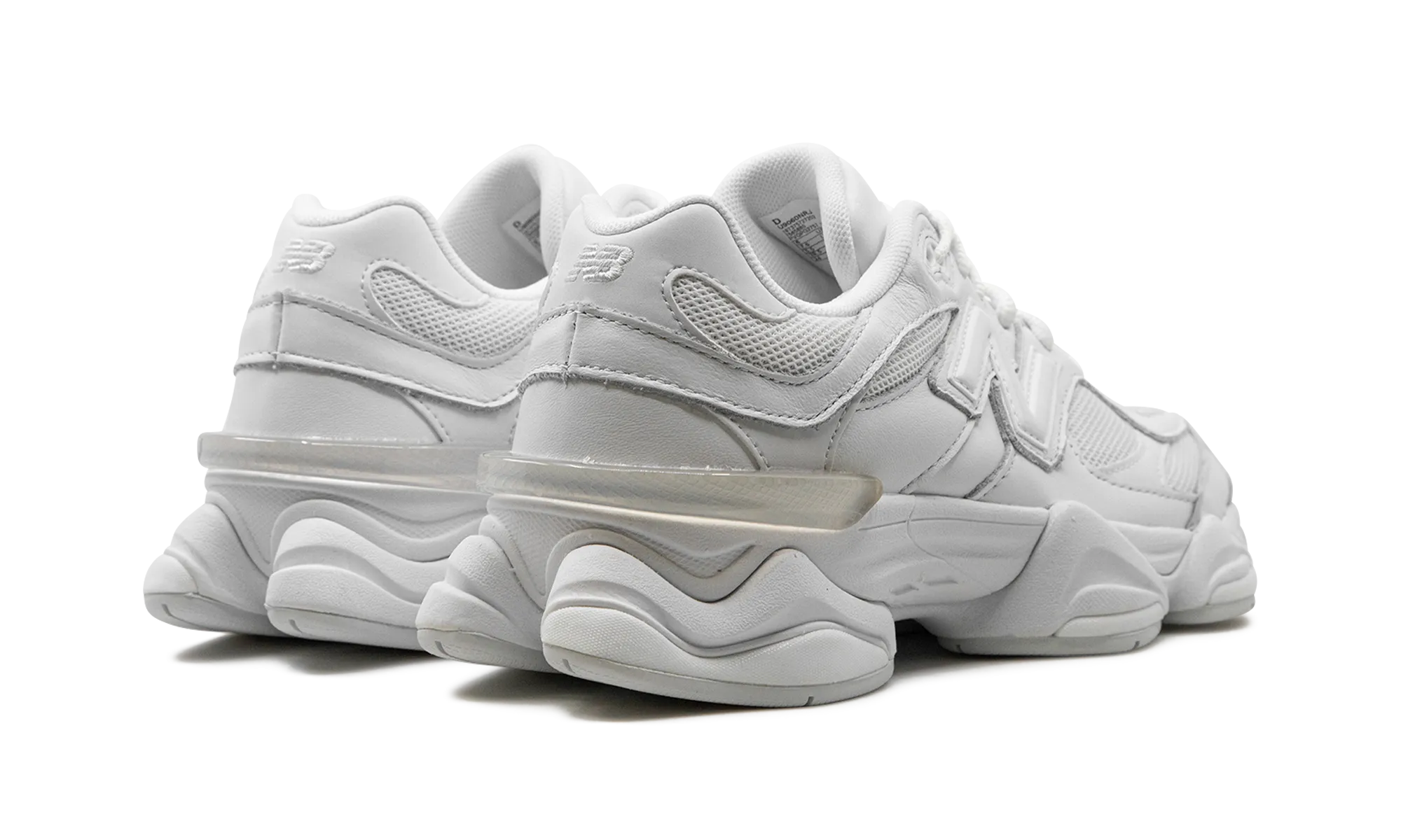 9060 "WHITE" running on asphalt shoes Low Top Design