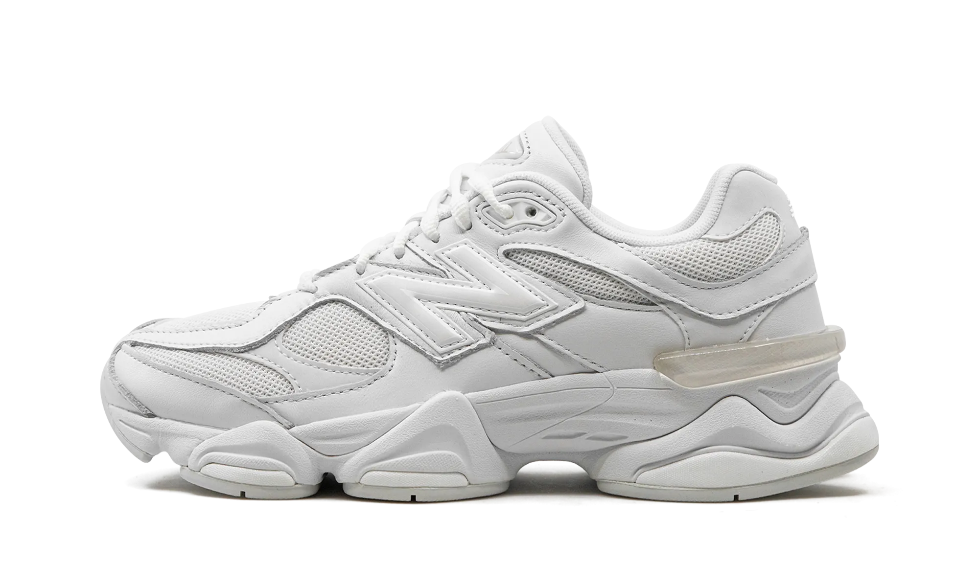 9060 "WHITE" logo - engraved shoes