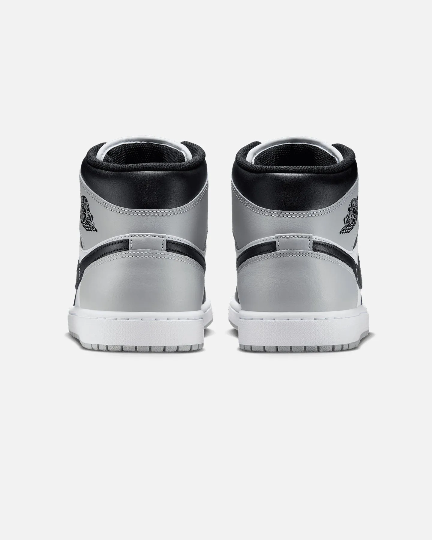 Shine Silver Jordan Air Jordan 1 Mid "Baron" White/Black/Smoke Grey