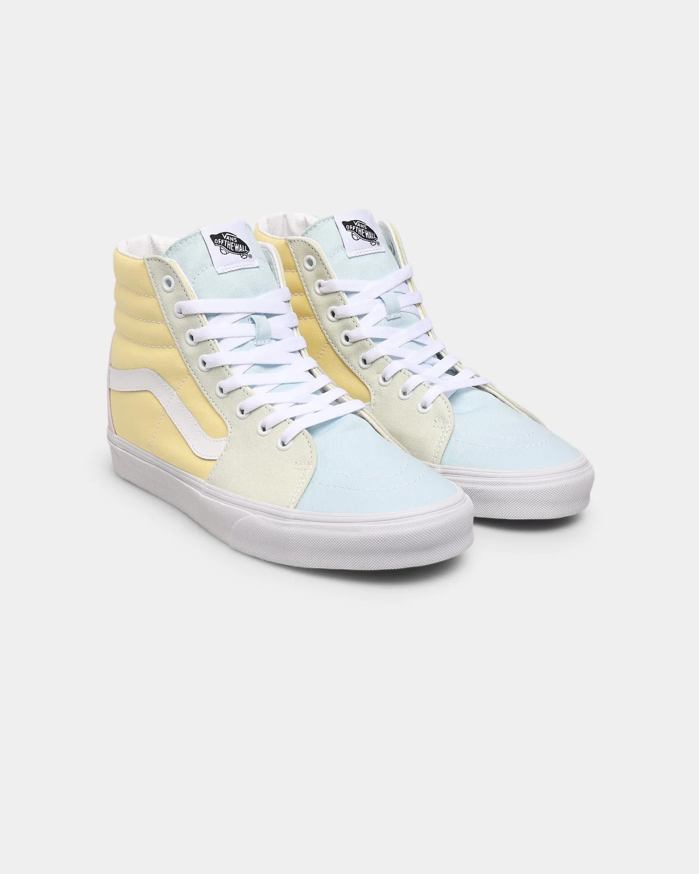 Vans SK8-HI Pastel Block Multi/True White Action Fast Elastic Sling