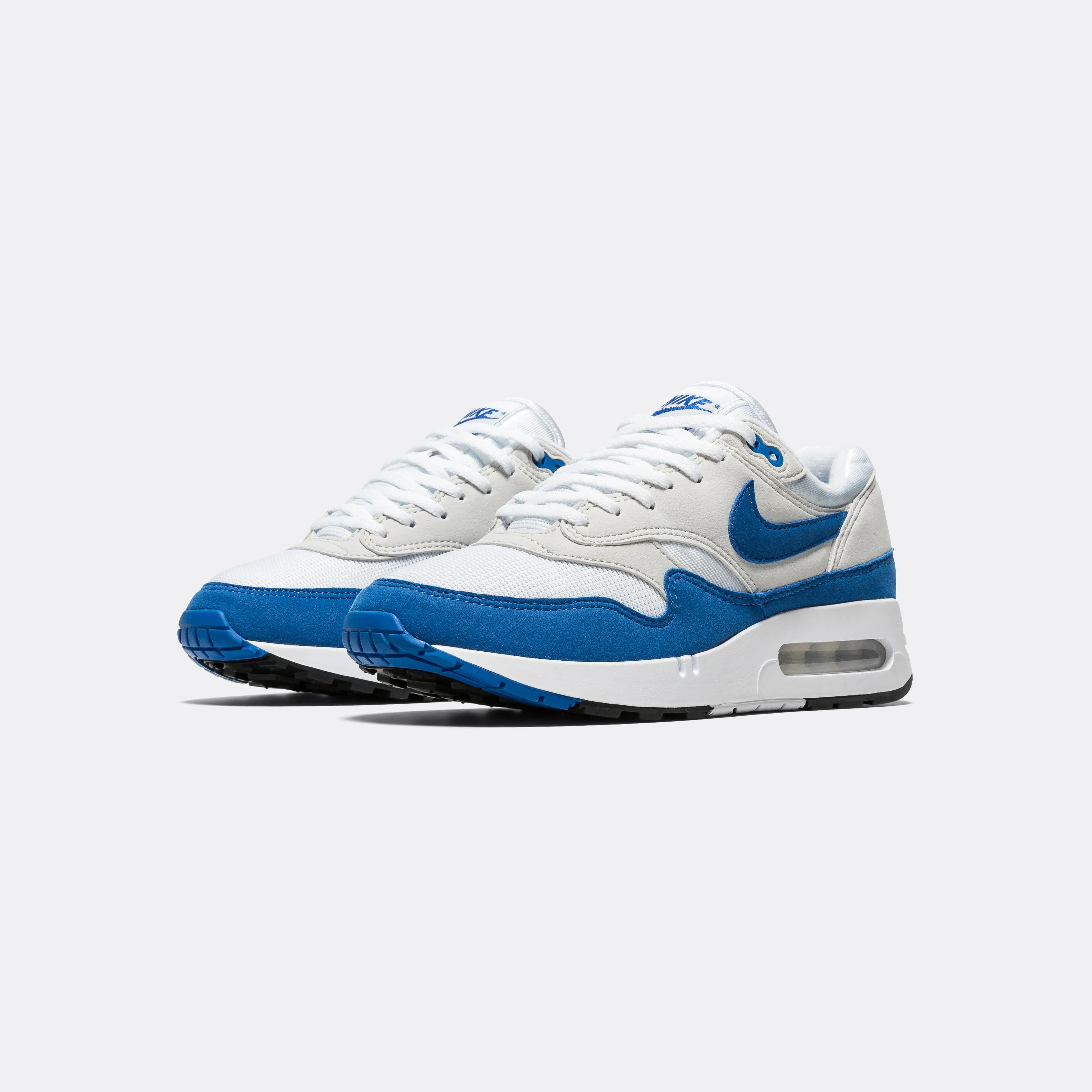 Comfort Zone Zero Drop Profile Womens Air Max 1 '86 OG - White/Royal Blue-Lt Neutral Grey-Black