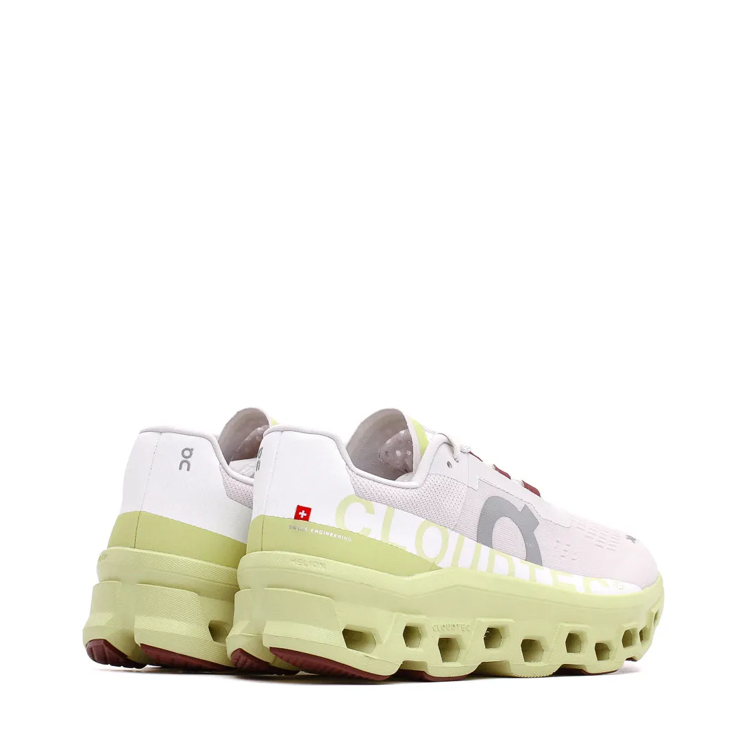 ON Women Cloudmonster Frost 61.97783 knitted upper running shoes short - distance runner's shoe alternative