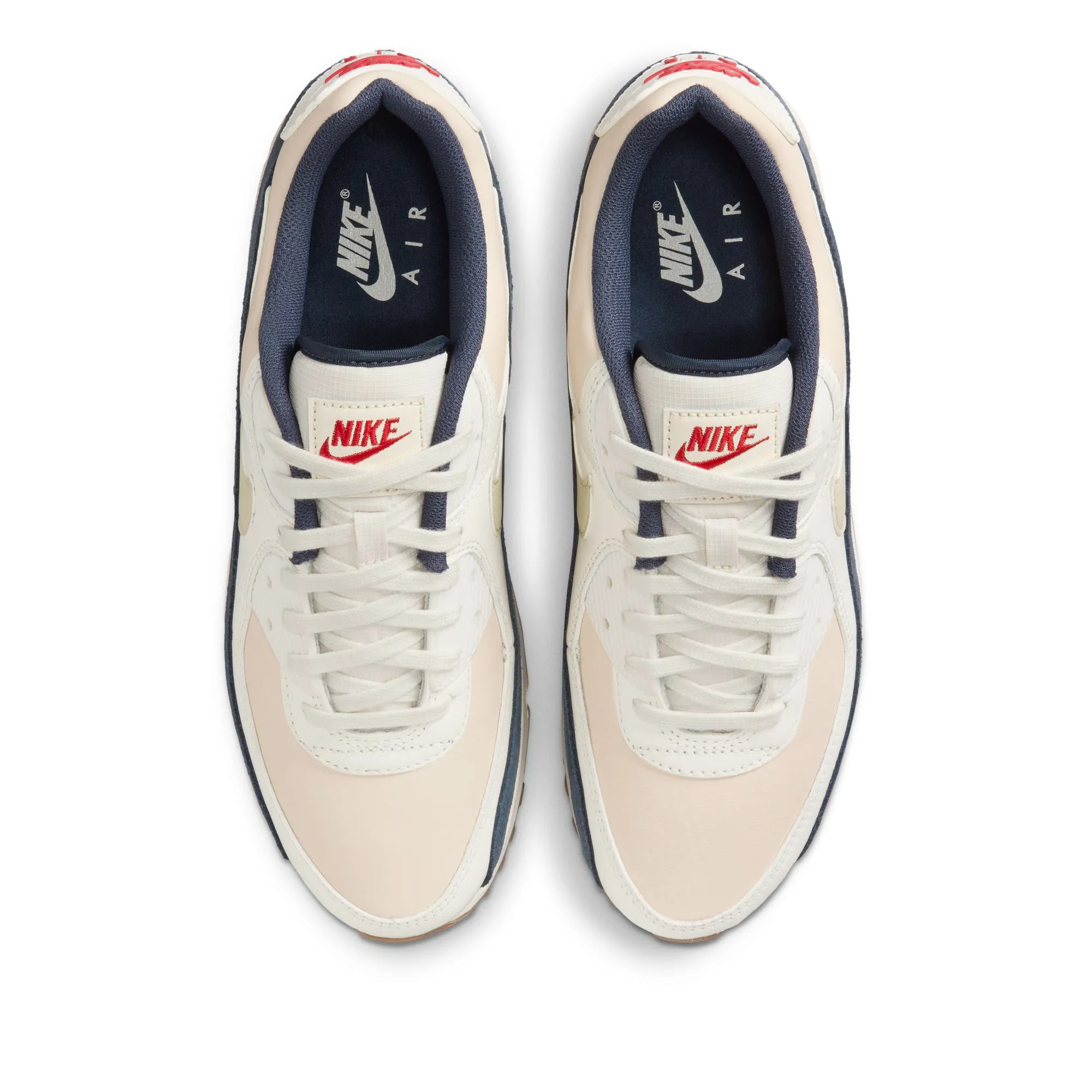 Nike Air Max 90 Premium - Pale Ivory/Light Khaki Heat Sealed Layers