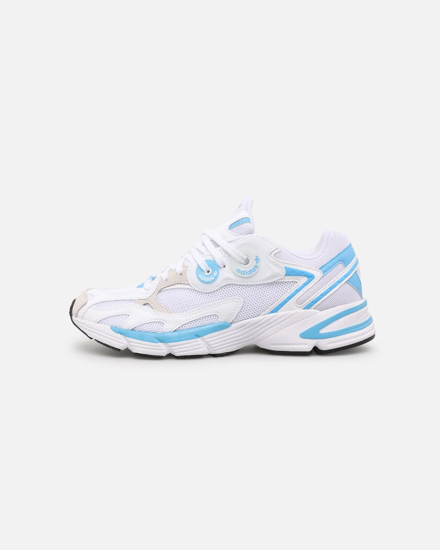 Adidas Women's Astir White/Blue mesh - type inviting