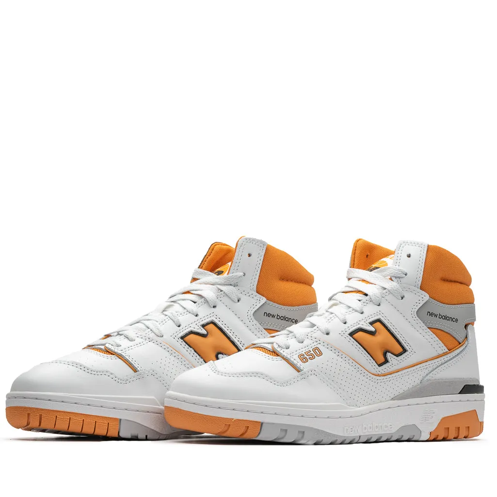 New Balance 650R - White/Canyon Anti Static Materials Anti   Slip