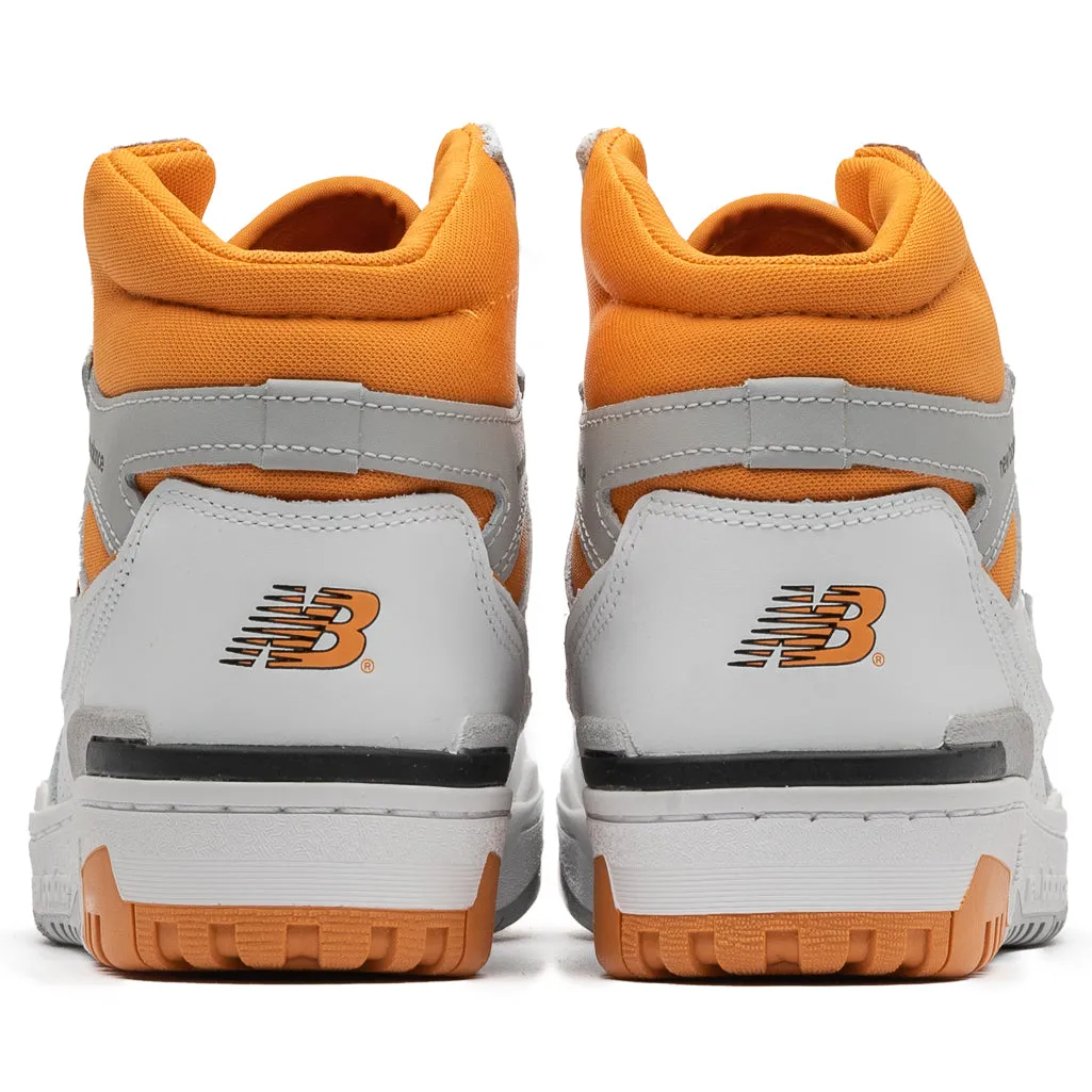 Boosted fit New Balance 650R - White/Canyon