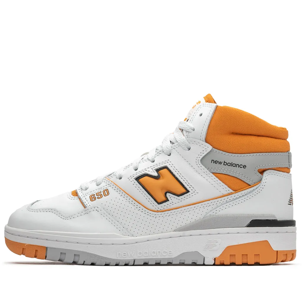 Vibration Dampening New Balance 650R - White/Canyon