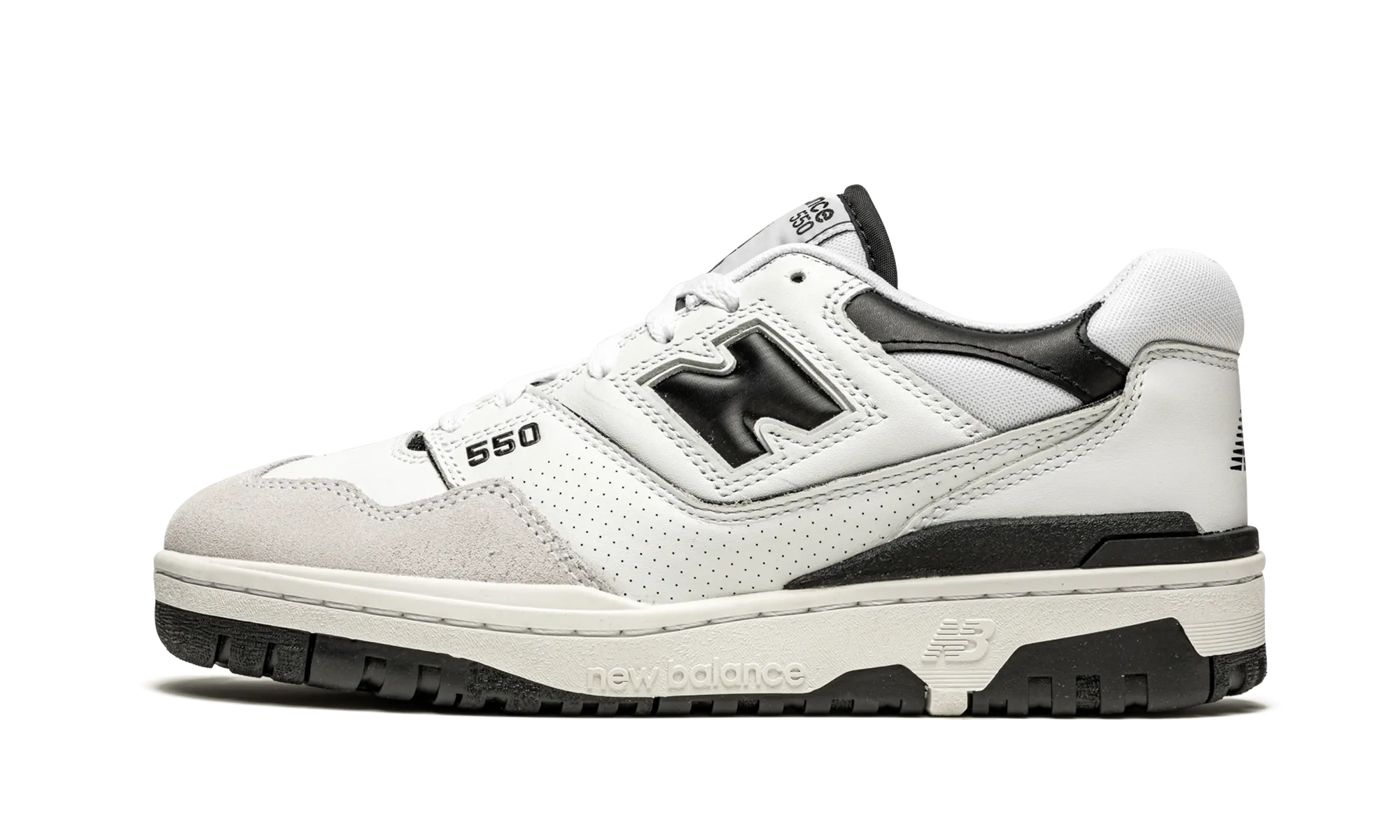 550 "White / Black" flat - surface running shoes smooth - surface shoes