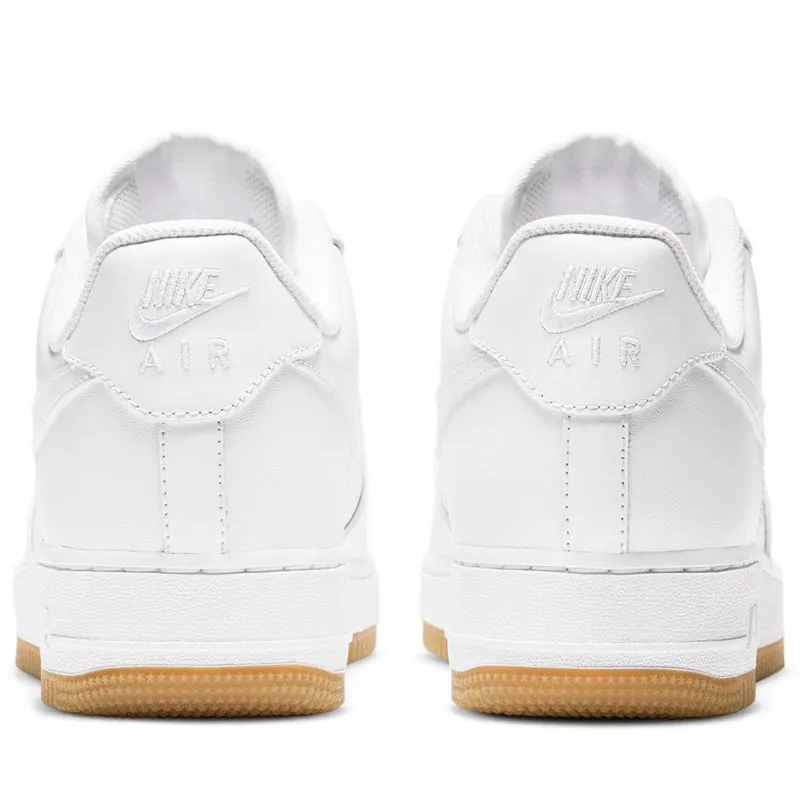 Reinforced Panels Sleek lines Nike Air Force 1 '07 - White/Gum Light Brown