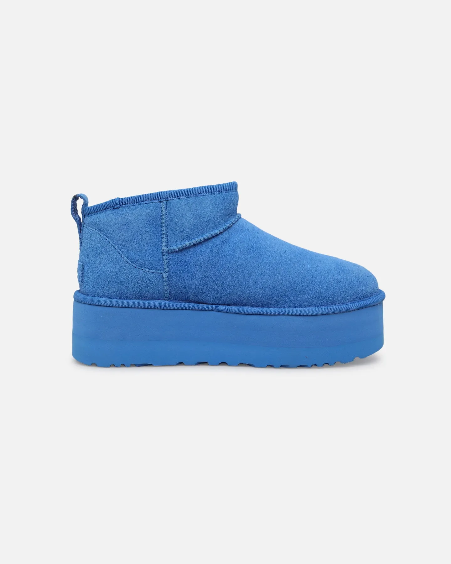 partygoers Ugg Boots Women's Classic Ultra Mini Platform Blue