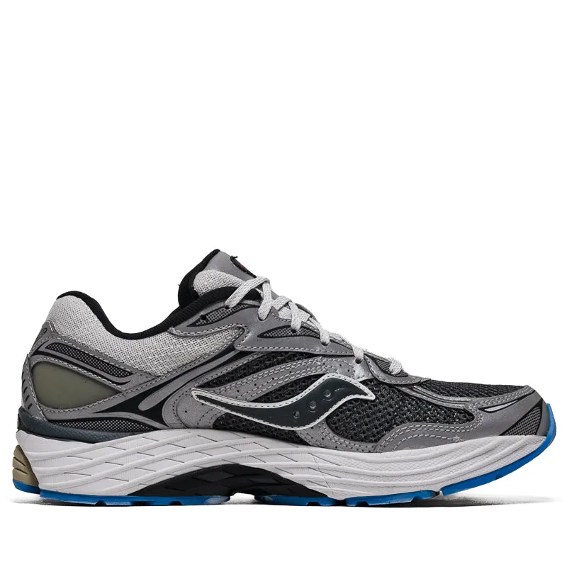 Shock   Absorbing Midsole Comfortable Tongue Saucony Progrid Omni 9 - Grey/Silver