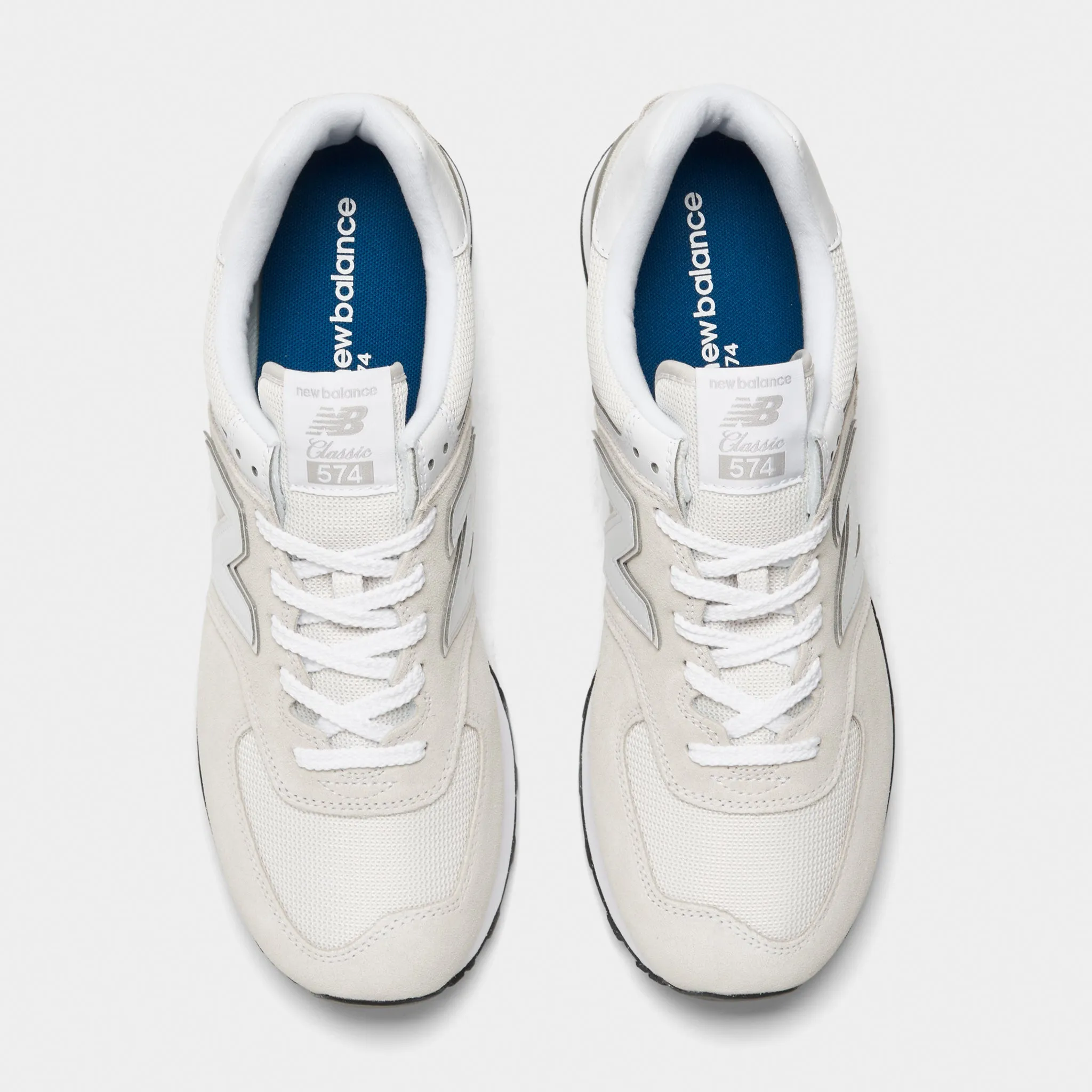 Stable construction New Balance ML574EVW Nimbus Cloud / White