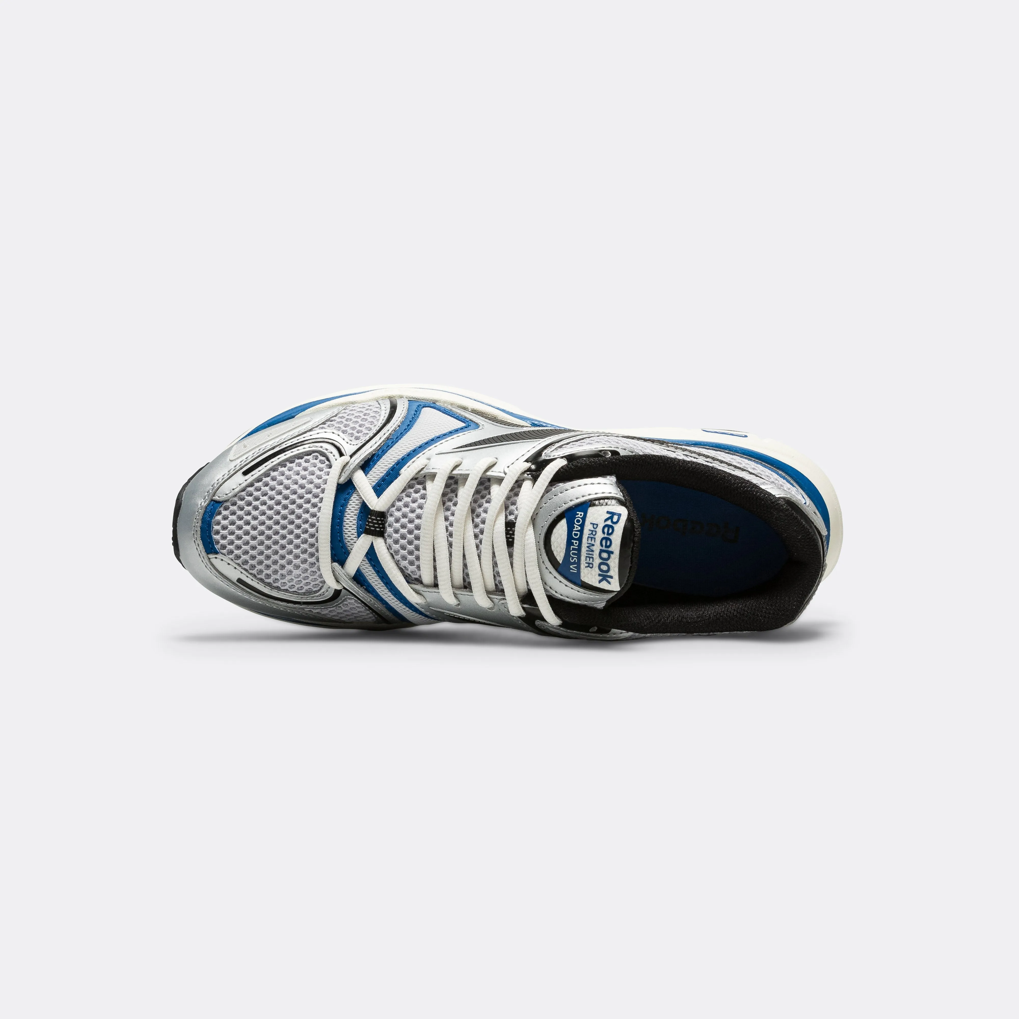 Premier Road Plus VI - Silver Metallic/Black/Blue Seamless construction