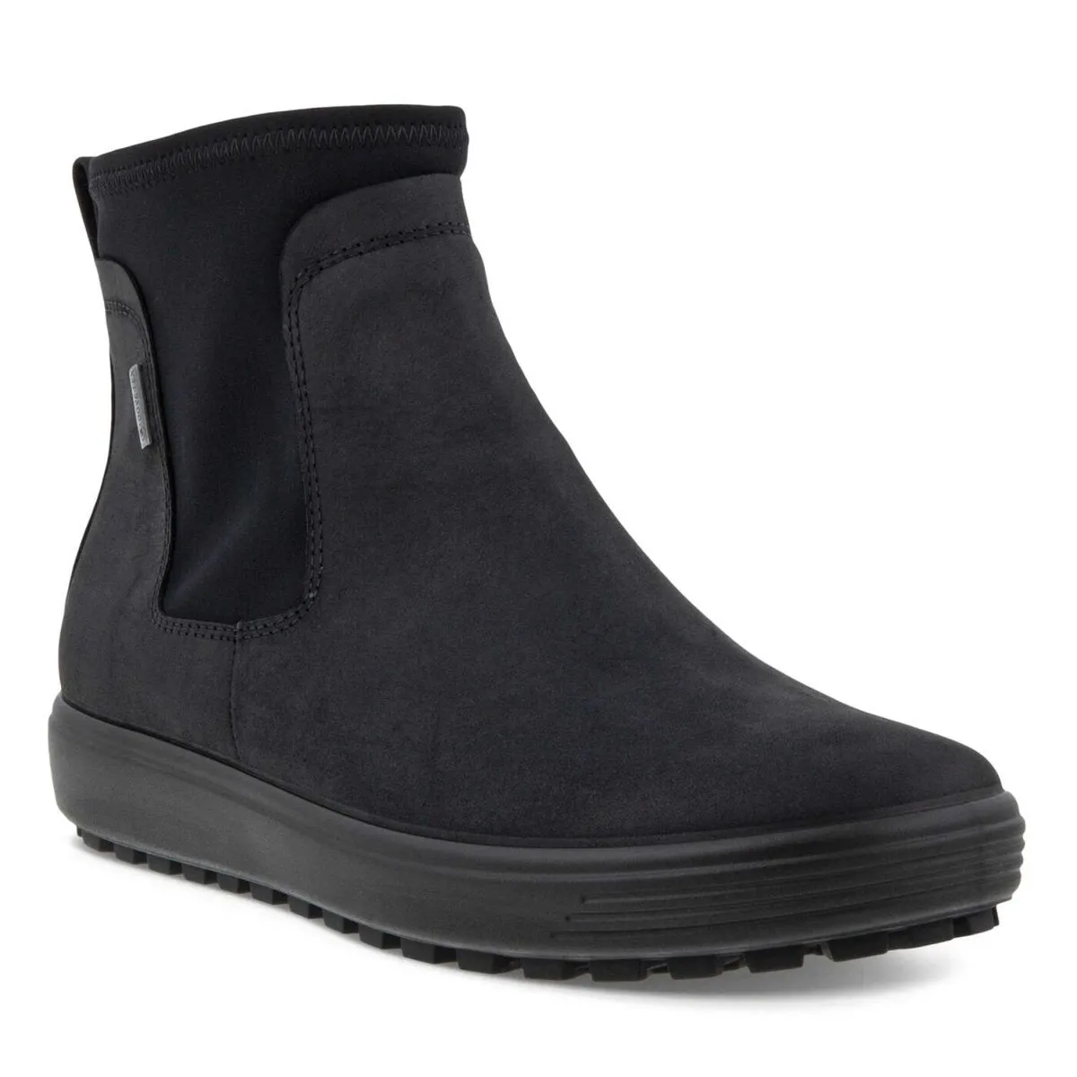 Elegant Appearance Daily Sharp Ecco Women's Soft 7 Tred Chelsea Black Nubuck Gore-Tex Waterproof