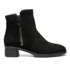 Hartjes Women's Blues Boot Black Suede Fine Craftsmanship