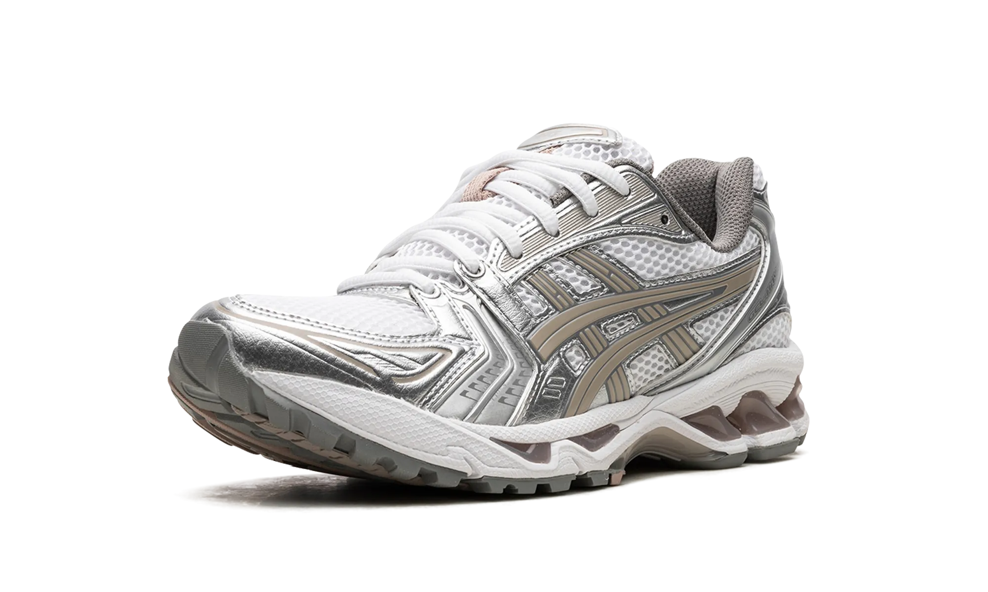 ASICS GEL KAYANO 14 WMNS "White Moonrock" Skill Step Sprint Run