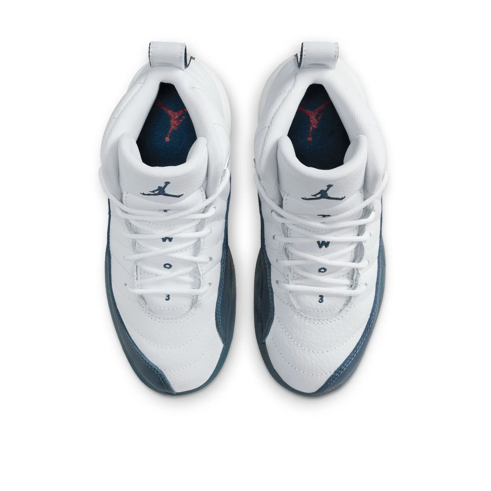 Flexible Rubber Outsole Jordan 12 Retro (PS) - White/French Blue