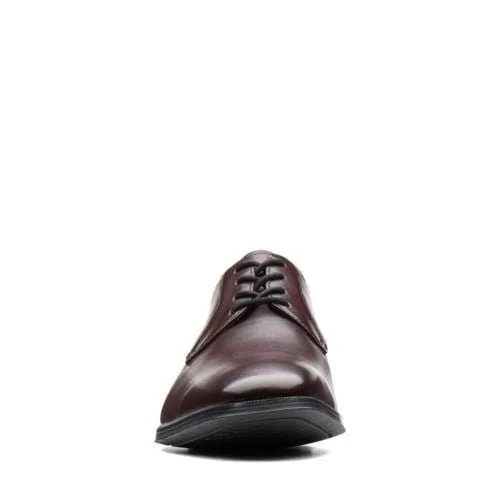 suitable for amateurs lowest Clarks Gilman Lace Burgundy Leather - 26136238