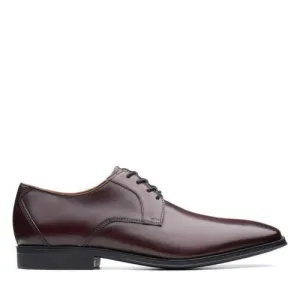 street walkers Chic Wear Clarks Gilman Lace Burgundy Leather - 26136238